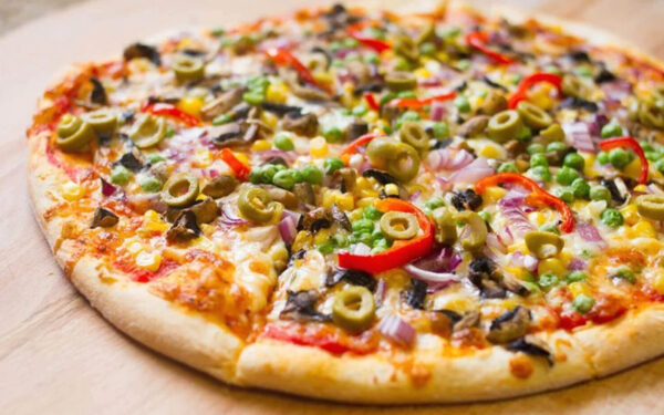 Hot Vegetarian Pizza Buy 1 Get 1 Free